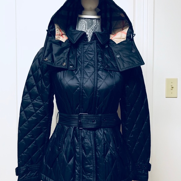 NWT burberry quilted with hood jacket - Picture 6 of 8
